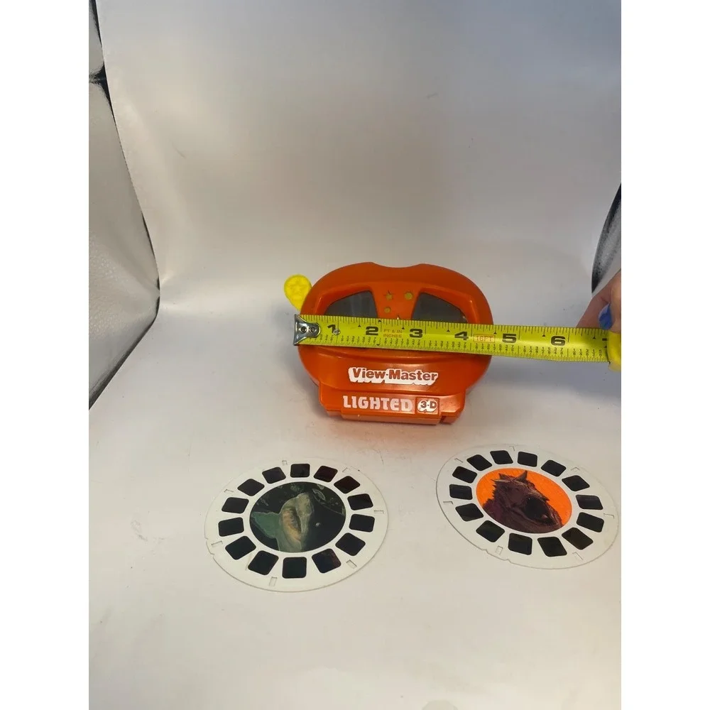 Vtg. Lighted 3-D View Master Antique 3D View-Master  L244 Tyco Toys + REELS